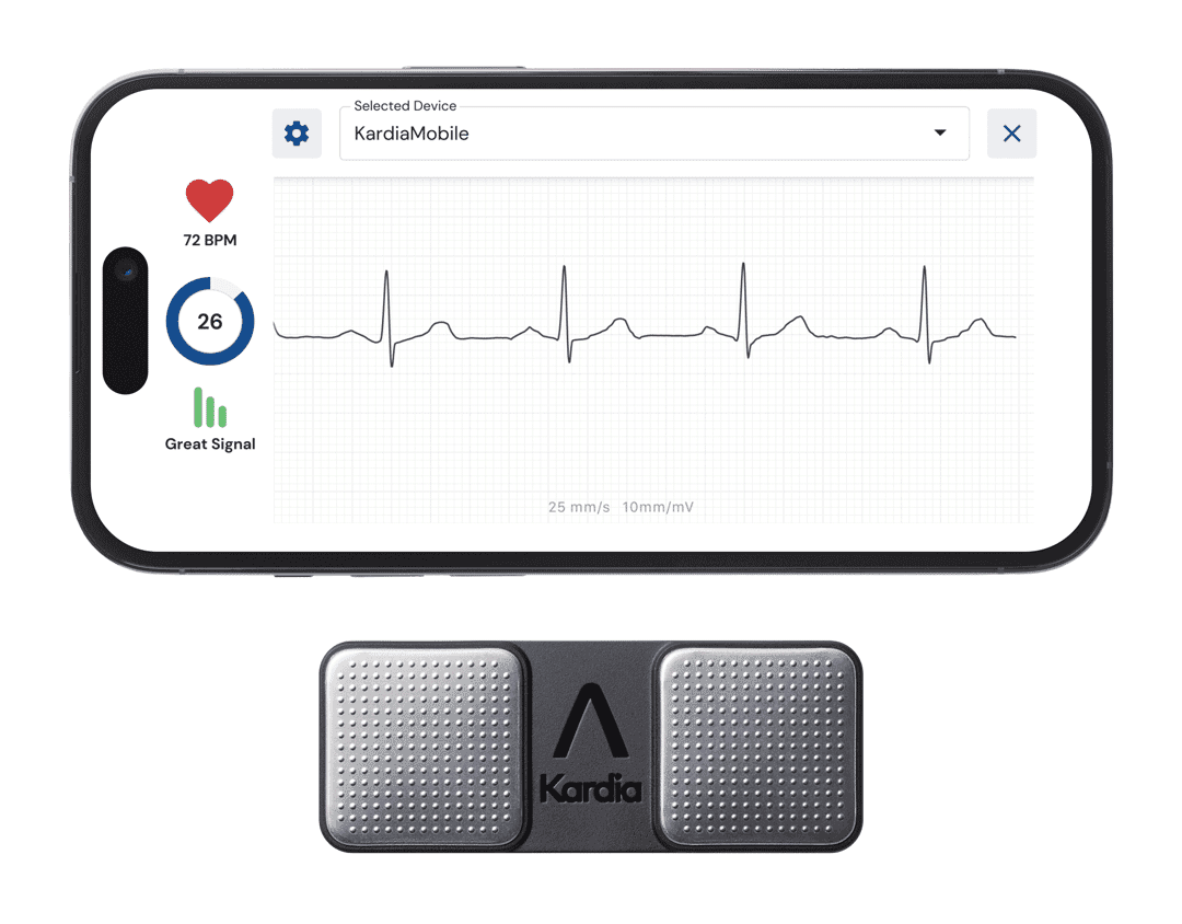 Record an ECG in seconds